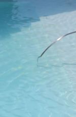 KATE MOSS in Bikini at a Hotel Pool in Rio De Janeiro