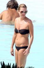 KATE MOSS in Bikini at Pool in Hotel in Rio De Janiero