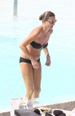 KATE MOSS in Bikini at Pool in Hotel in Rio De Janiero