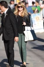KATE UPTON Arrives at Jimmy Kimmel Live! in Hollywood
