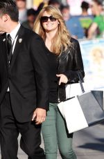 KATE UPTON Arrives at Jimmy Kimmel Live! in Hollywood