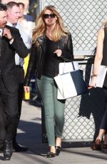 KATE UPTON Arrives at Jimmy Kimmel Live! in Hollywood