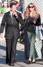 KATE UPTON Arrives at Jimmy Kimmel Live! in Hollywood