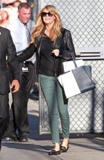 KATE UPTON Arrives at Jimmy Kimmel Live! in Hollywood