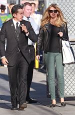 KATE UPTON Arrives at Jimmy Kimmel Live! in Hollywood
