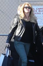 KATE UPTON Arrives at Jimmy Kimmel Live! in Hollywood