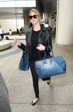 KATE UPTON Arrives at Los Angeles International Airport