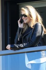 KATE UPTON in Jeans on a Hotel Balcony in Sydney