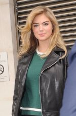 KATE UPTON Leaves Dorchester Hotel in London
