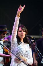 KATEY SAGAL at 2014 Stagecoach Festival in Indio