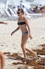 KATIE CASSIDY in Bikini at a Beach in Miami