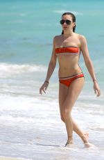 KATIE CASSIDY in Bikini on the Beach in Miami