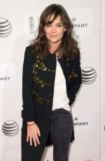 KATIE HOLMES at Boulevard Premiere at Tribeca Film Festival