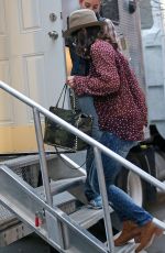 KATIE HOLMES at Dangerous Liaisons Set in New York 