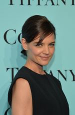 KATIE HOLMES at Tiffany Debut of 2014 Blue Book in New York