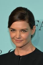 KATIE HOLMES at Tiffany Debut of 2014 Blue Book in New York