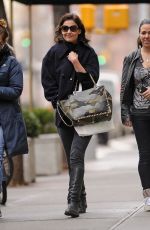 KATIE HOLMES Heading to Set of Dangerous Liaisons in New York