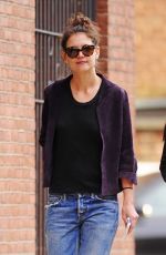 KATIE HOLMES Out and About in New York 01.04.