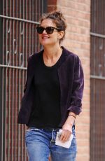 KATIE HOLMES Out and About in New York 01.04.