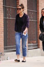 KATIE HOLMES Out and About in New York 01.04.