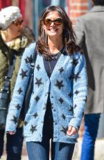 KATIE HOLMES Out and About in New York 1604