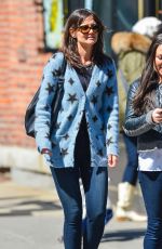 KATIE HOLMES Out and About in New York 1604