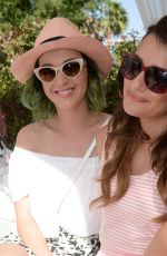 KATY PERRY and LEA MICHELE at Guess Hotel at the Viceroy Palm Springs