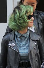 KATY PERRY in Knee Socks Arrives at V Magazine Office in New York