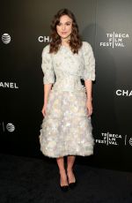 KEIRA KNIGHTLEY at Begin Again Premiere in New York