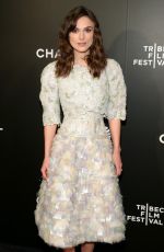 KEIRA KNIGHTLEY at Begin Again Premiere in New York