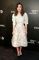 KEIRA KNIGHTLEY at Begin Again Premiere in New York