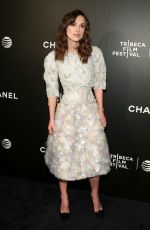 KEIRA KNIGHTLEY at Begin Again Premiere in New York