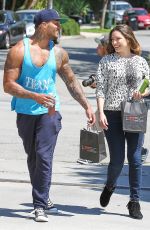 KELLY BROOK and David McIntosh Out and About in Los Angeles