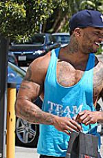 KELLY BROOK and David McIntosh Out and About in Los Angeles