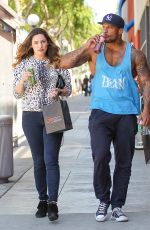 KELLY BROOK and David McIntosh Out and About in Los Angeles