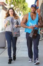 KELLY BROOK and David McIntosh Out and About in Los Angeles