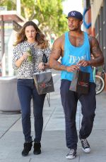 KELLY BROOK and David McIntosh Out and About in Los Angeles