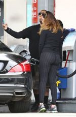 KELLY BROOK at a Gas Station in Hollywood
