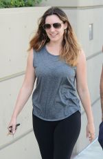 KELLY BROOK in Tights Leaves a Gym in West Hollywood