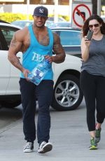 KELLY BROOK in Tights Leaves a Gym in West Hollywood
