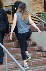 KELLY BROOK in Tights Leaves a Gym in West Hollywood