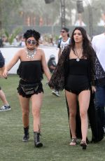 KENDALL and KYLIE JENNER at 2014 Coachella Music and Arts Festival in Indio