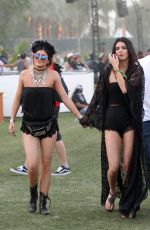 KENDALL and KYLIE JENNER at 2014 Coachella Music and Arts Festival in Indio