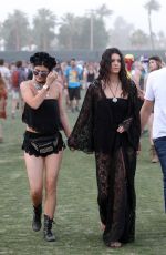 KENDALL and KYLIE JENNER at 2014 Coachella Music and Arts Festival in Indio