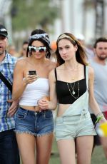 KENDALL JENNER in Daisy Dukes at Coachella Festival in Indio