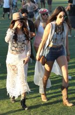 KENDALL JENNER Out and About in Coachella