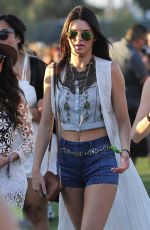 KENDALL JENNER Out and About in Coachella