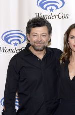 KERI RUSSEL at Dawn of the Planet of the Apes Press Line at Wondercon in Anaheim