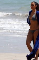 KIM KARDASHIAN in Bikini at a Beach in Thailand 