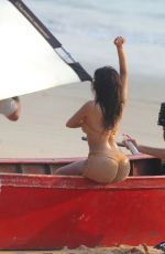 KIM KARDASHIAN in Bikini on a Photoshoot in Thailand